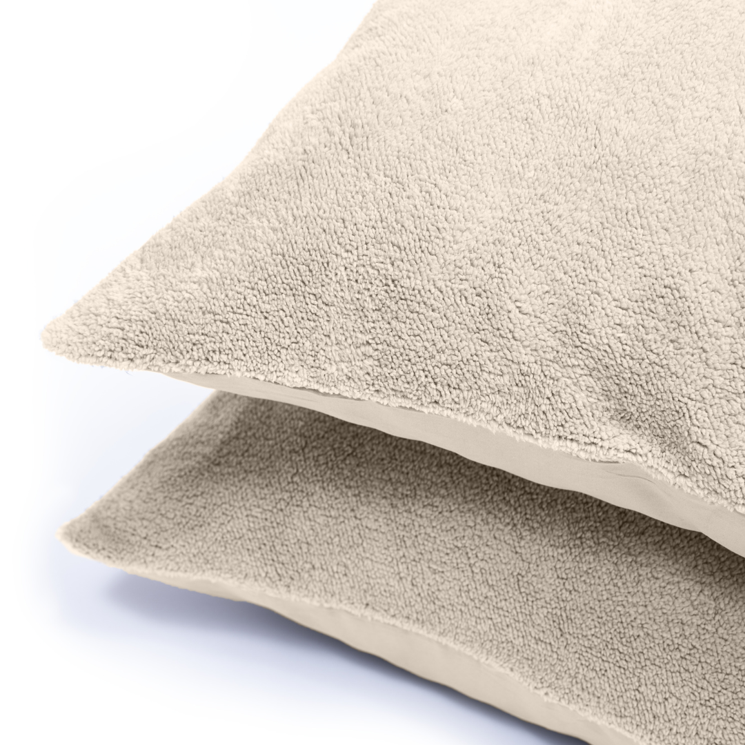 Teddy Pillowcase Set of 2 - Cream
