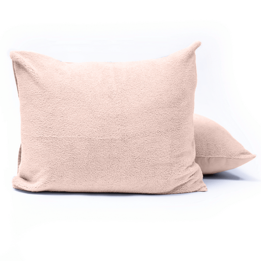 Teddy Pillowcase Set of 2 - Pink