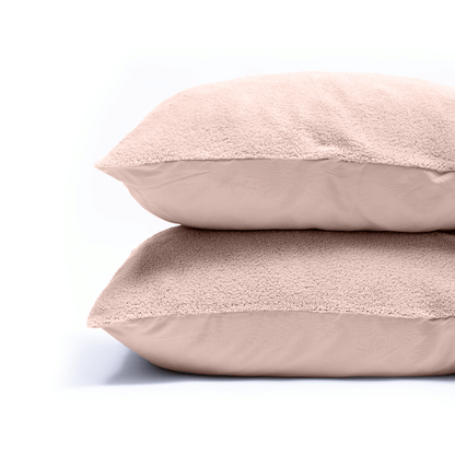 Teddy Pillowcase Set of 2 - Pink