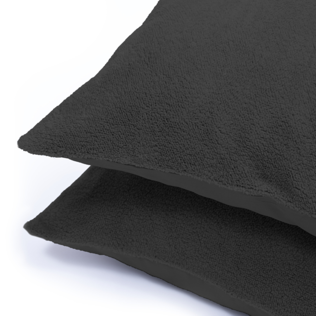 Teddy Pillowcase Set of 2 - Anthracite