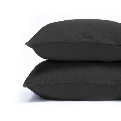 Teddy Pillowcase Set of 2 - Anthracite
