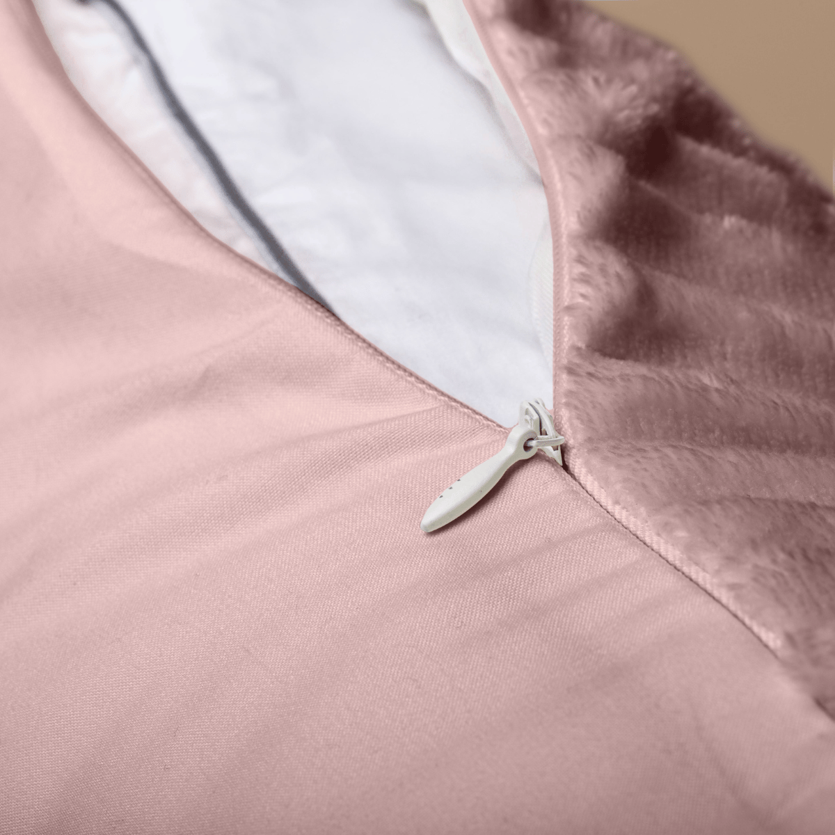 Zelesta Teddy Groovebed Pillowcase Set of 2 - Dusty Pink