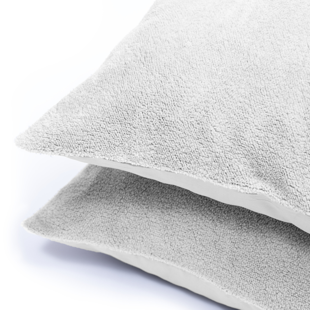 Teddy Pillowcase Set of 2 - Grey
