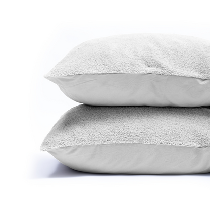 Teddy Pillowcase Set of 2 - Grey