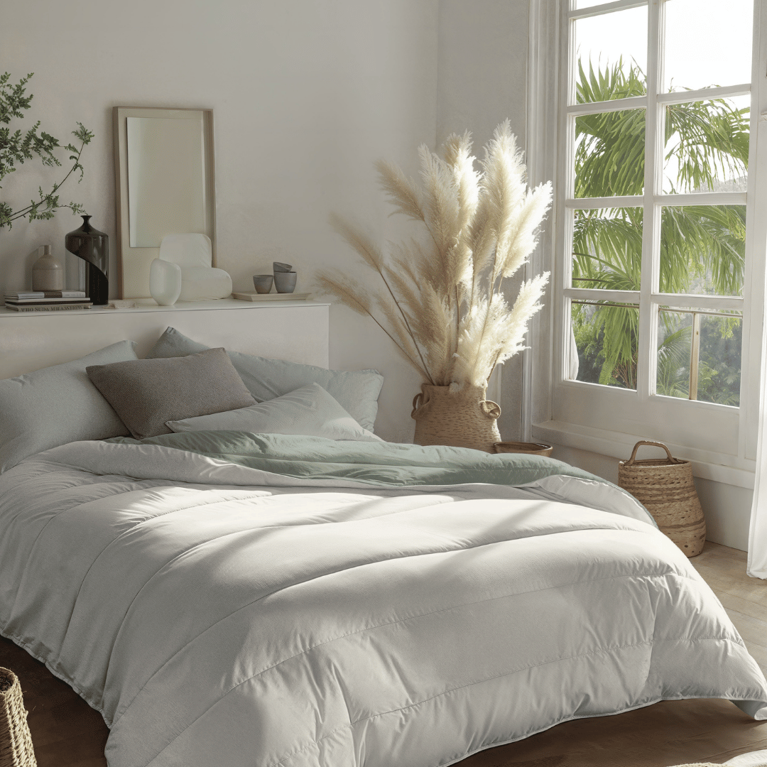 Zelesta Royalbed - Green & Cream
