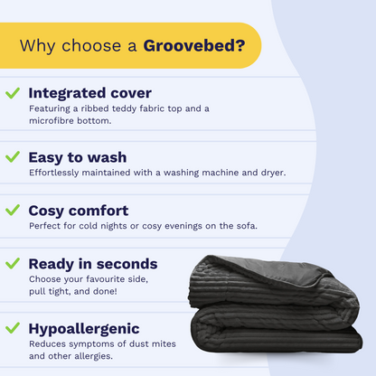 Zelesta Groovebed - Anthracite