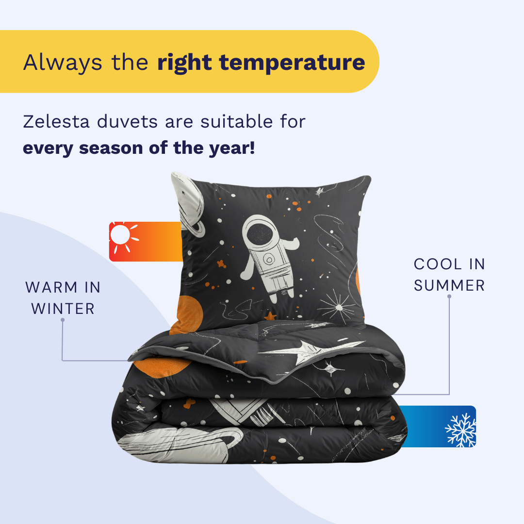 Zelesta Kiddybed Cotton - Space Man