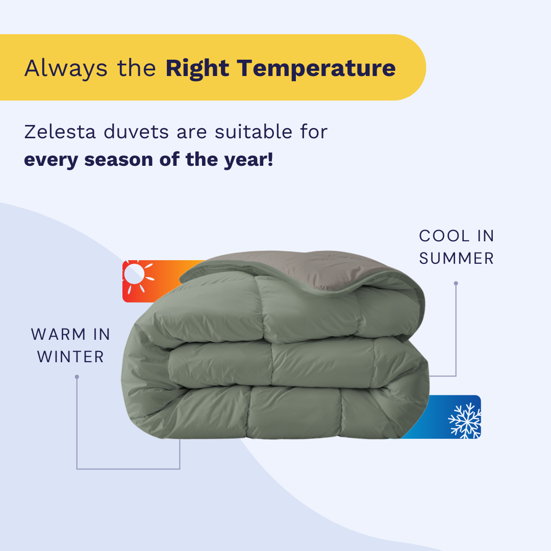 Zelesta Royalbed - Tender Grey & Pastel Green