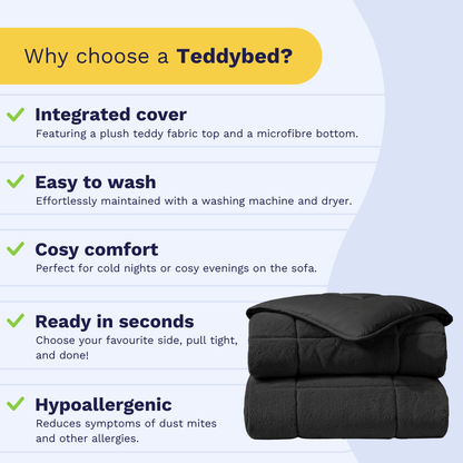Zelesta Teddybed - Anthracite