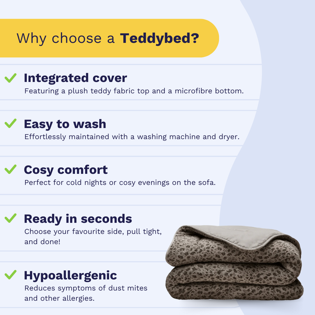 Zelesta Teddybed - Panther Taupe