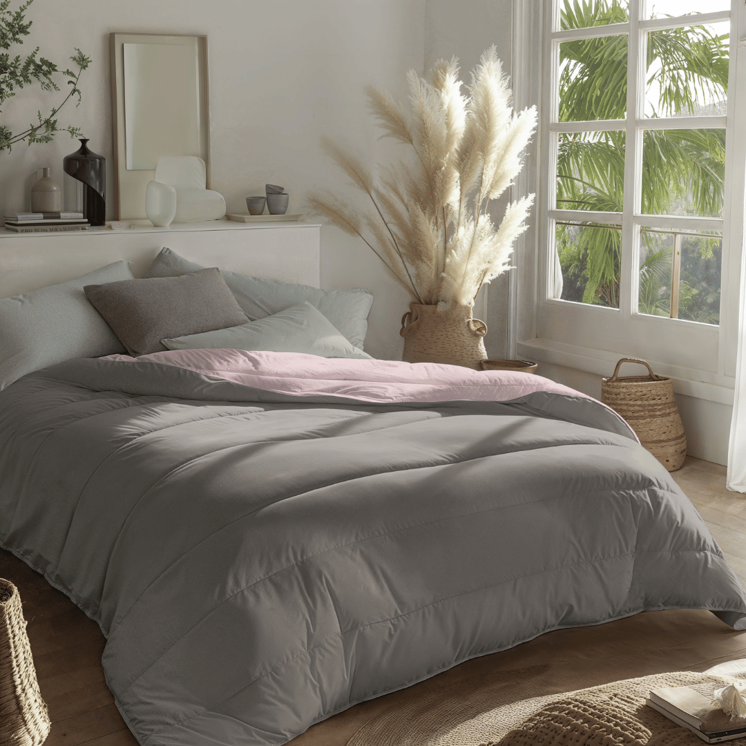 Zelesta Royalbed - Pastel Pink & Tender Grey