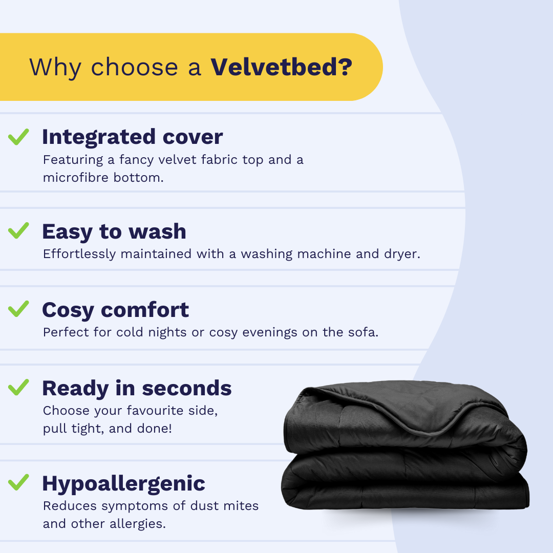 Zelesta Velvetbed - Black